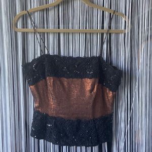 Vintage Bustier Size 4 100% Silk